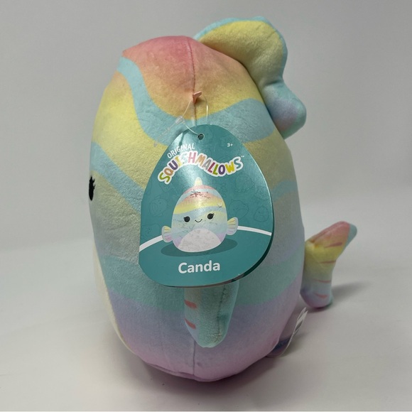 SQUISHMALLOW: ‘Canda’ the Fish Plush/Stuffed Animal. NEW with Tags - Picture 2 of 11